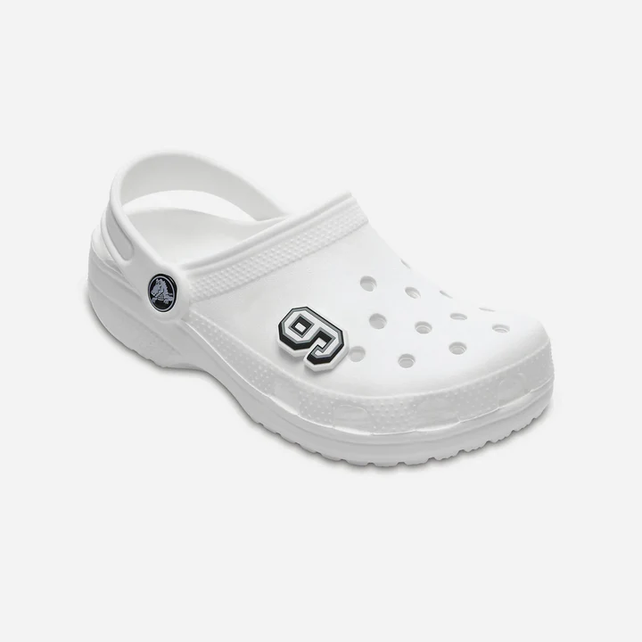 Crocs Jibbitz B&W Number 9