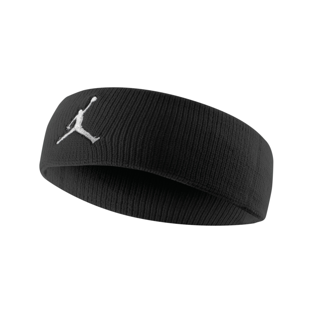 Nike მანჟეტი/აბადოკი JORDAN JUMPMAN HEADBAND BLACK/WHITE OSFM