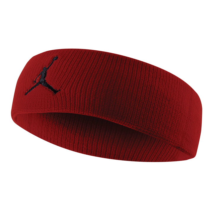 Nike მანჟეტი/აბადოკი JORDAN JUMPMAN HEADBAND GYM RED/BLACK OSFM