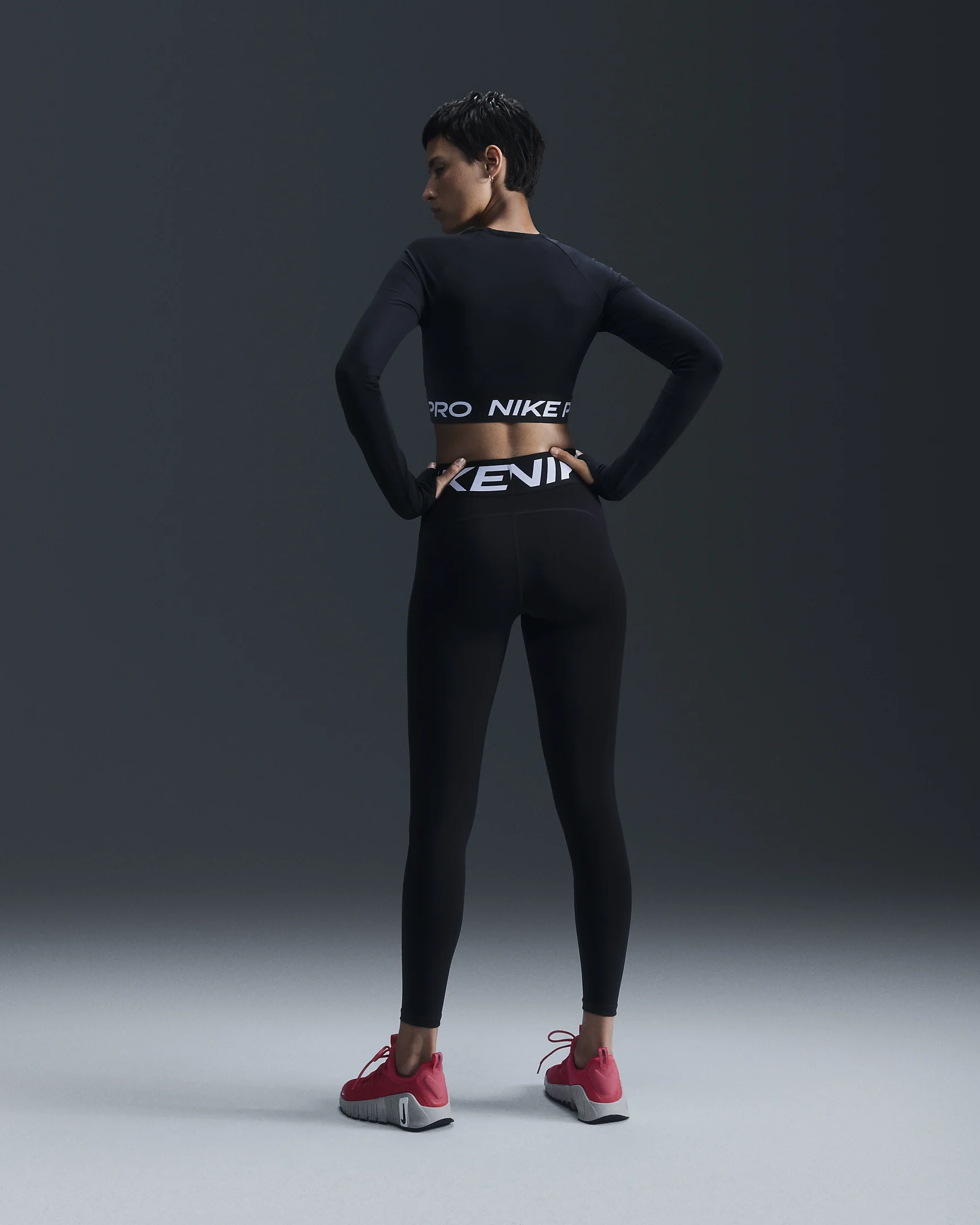 Nike მამაკაცის მაისური NIKE PRO DF 365 CROP LS