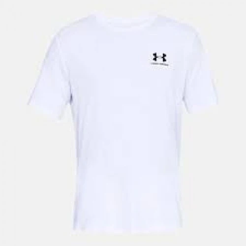 Under Armour მამაკაცის მოკლემკლავიანი მაისური UA M SPORTSTYLE LC SS-WHT