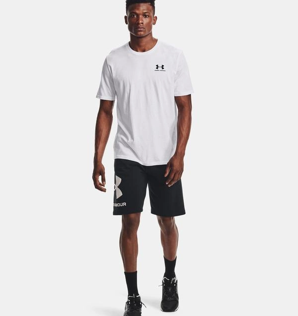Under Armour მამაკაცის მოკლემკლავიანი მაისური UA M SPORTSTYLE LC SS-WHT