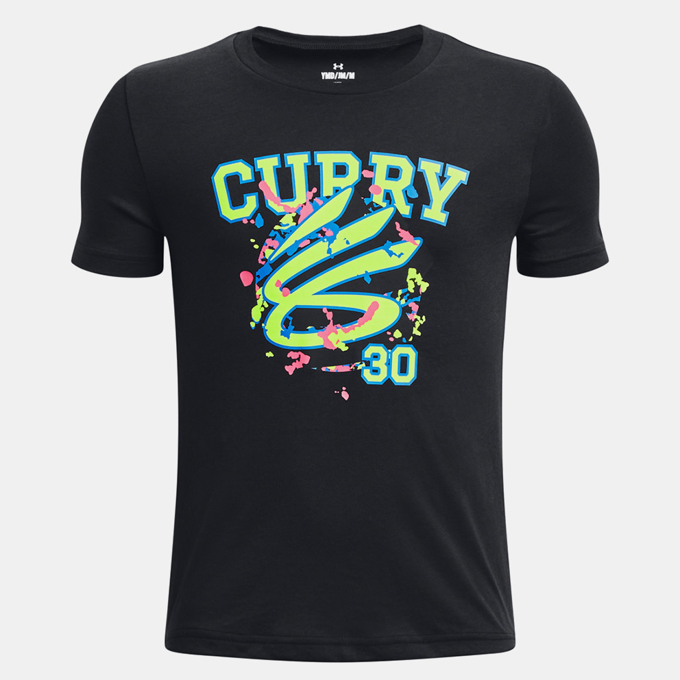 Under Armour ბავშვის მაისური UA CURRY LOGO SS-BLK