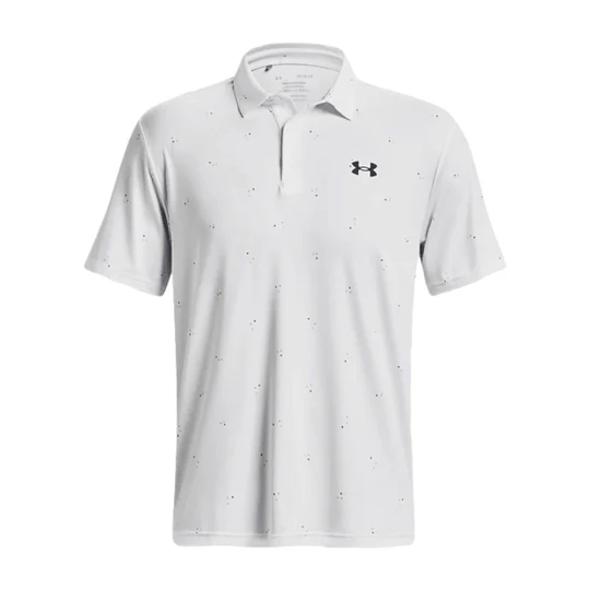 Under Armour მამაკაცის პოლო მაისური UA Playoff 3.0 Printed Polo-WHT