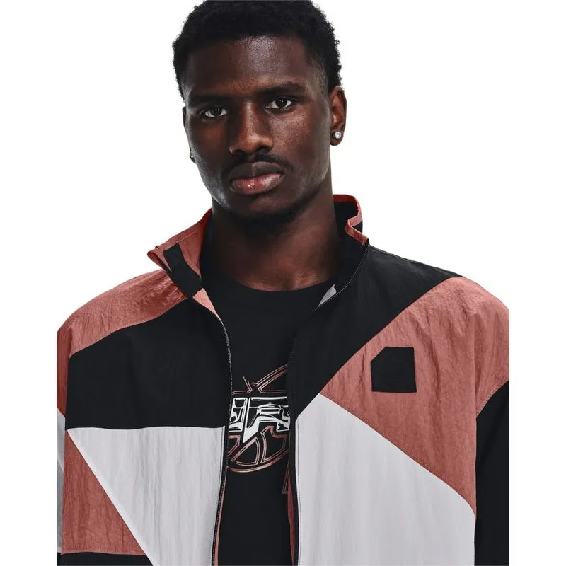 Under Armour მამაკაცის თხელი ქურთუკი Curry FZ Woven Jacket-RED