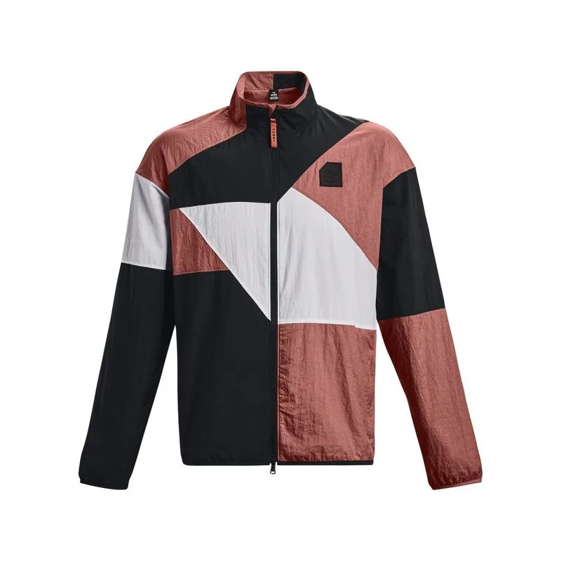 Under Armour მამაკაცის თხელი ქურთუკი Curry FZ Woven Jacket-RED