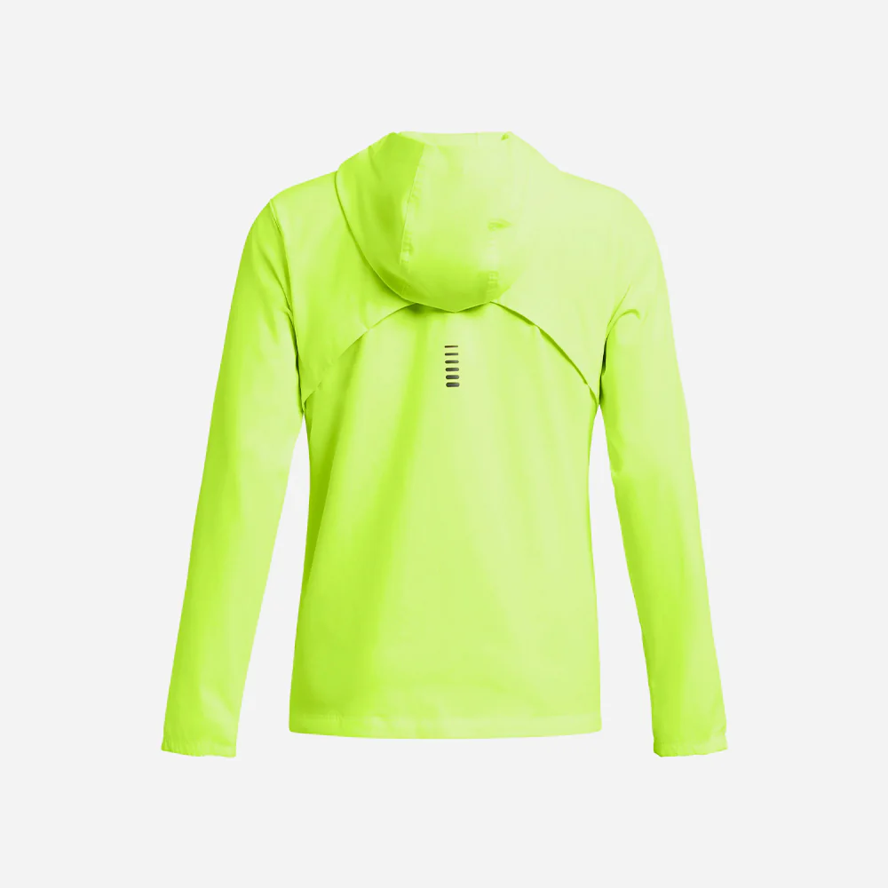 Under Armour ქალის თხელი ქურთუკი UA OutRun the STORM Jacket-GRN