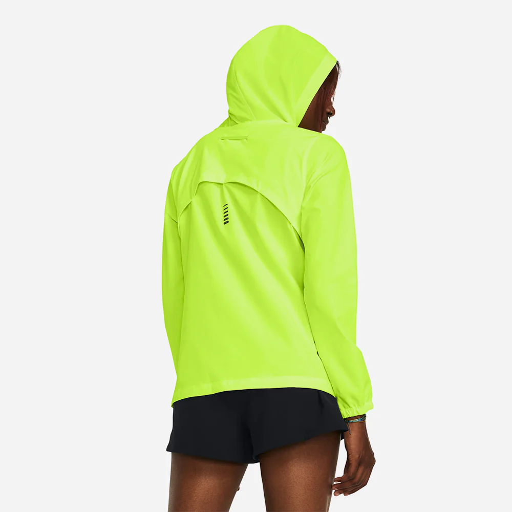 Under Armour ქალის თხელი ქურთუკი UA OutRun the STORM Jacket-GRN