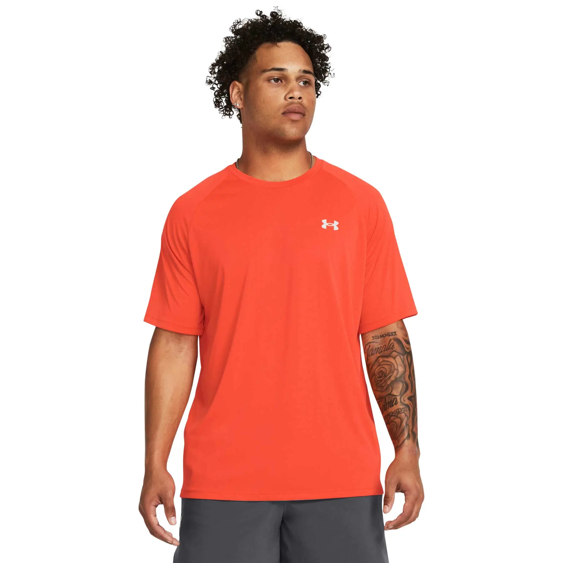 Under Armour მამაკაცის მოკლემკლავიანი მაისური UA Tech Reflective SS-ORG