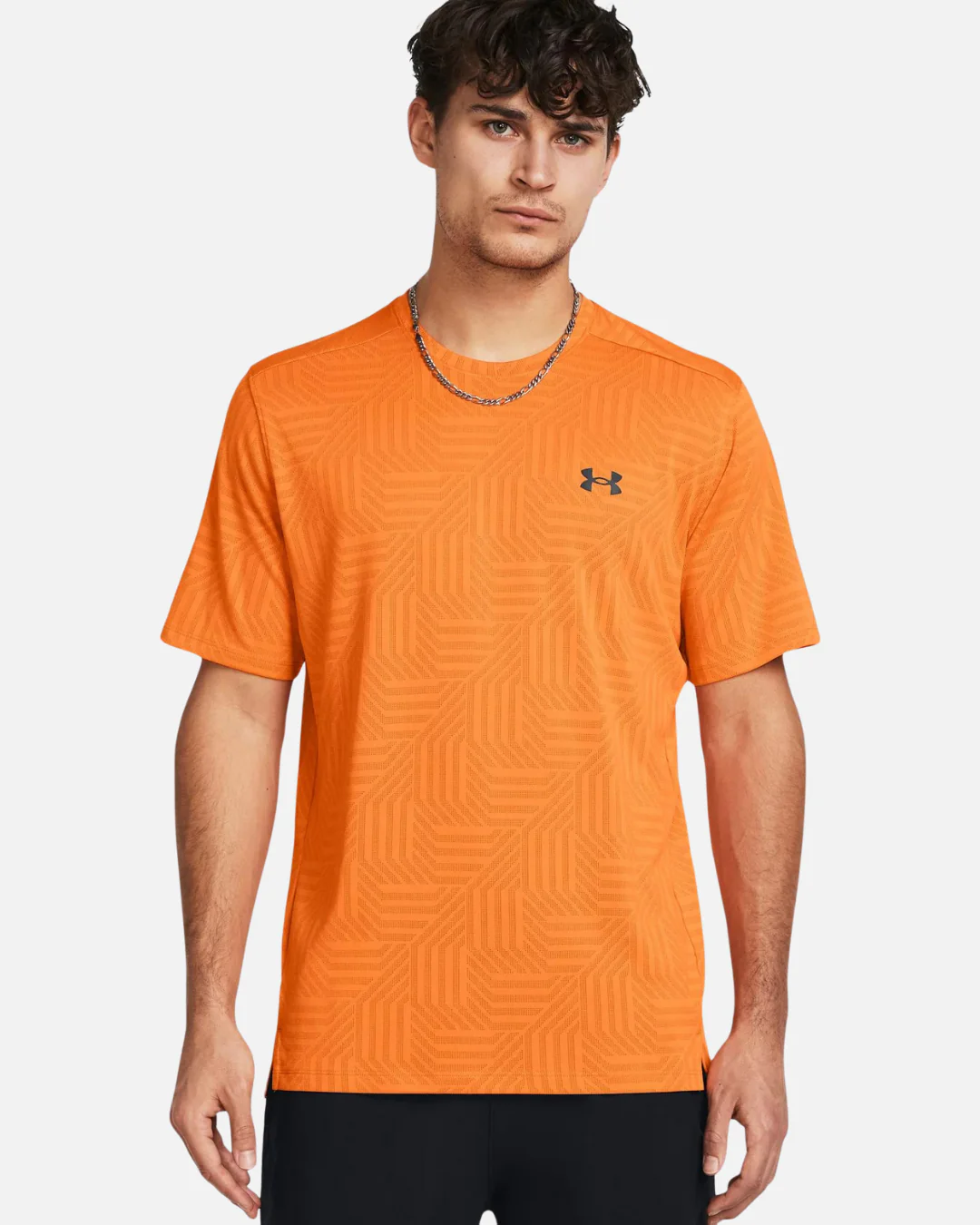 Under Armour მამაკაცის მოკლემკლავიანი მაისური UA Tech Vent Geotessa SS-ORG