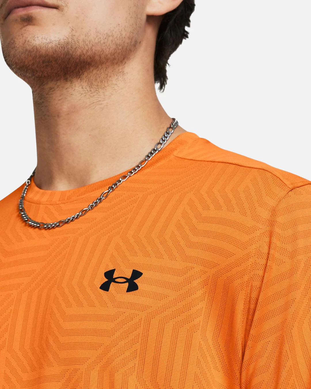 Under Armour მამაკაცის მოკლემკლავიანი მაისური UA Tech Vent Geotessa SS-ORG