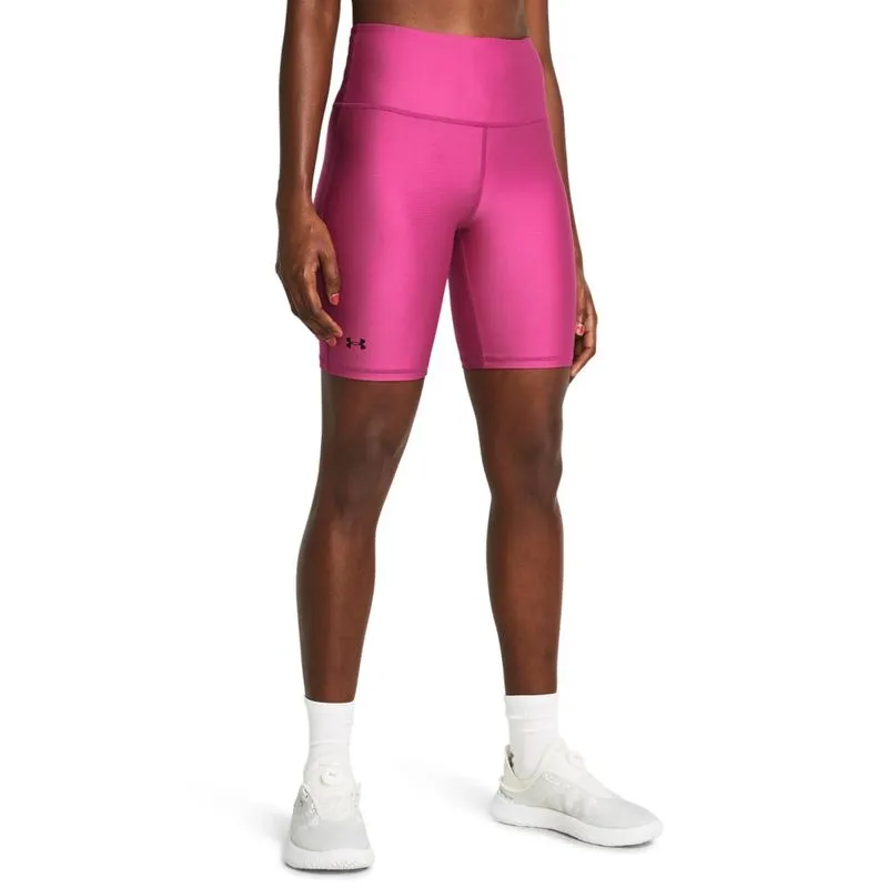 Under Armour ქალის ელასტიკი Tech Bike Short-PNK