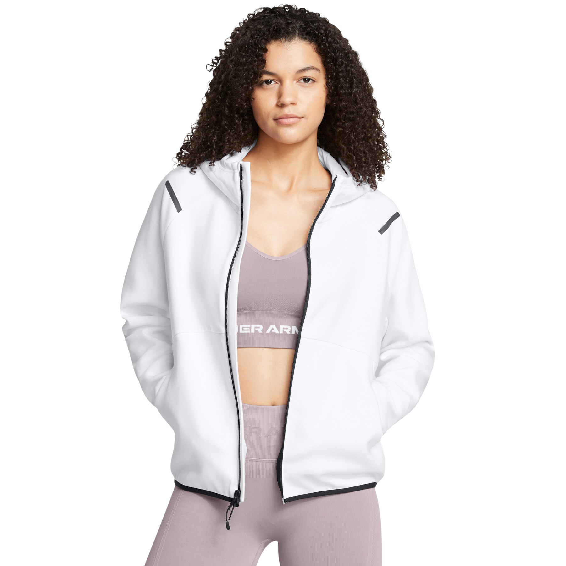 Under Armour ქალის ჟაკეტი Unstoppable Fleece FZ