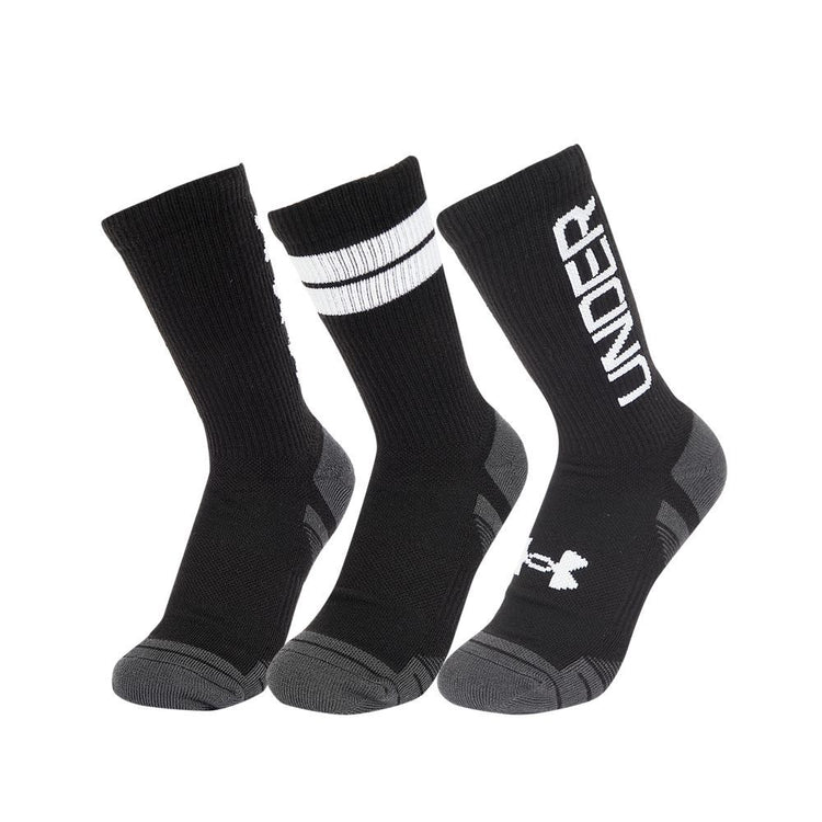Under Armour მამაკაცის წინდა UA Perf Tech Nov 3pk Crew