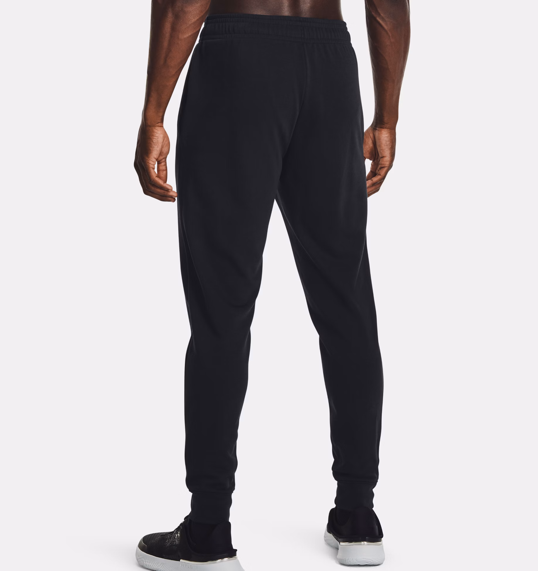 Under Armour მამაკაცის სპორტული შარვალი UA Rival Terry Jogger-BLK