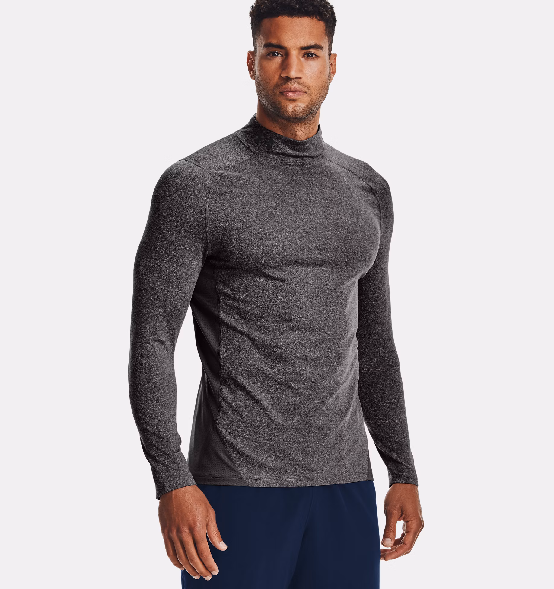 Under Armour მამაკაცის გრძელმკლავიანი მაისური UA CG Armour Fitted Mock