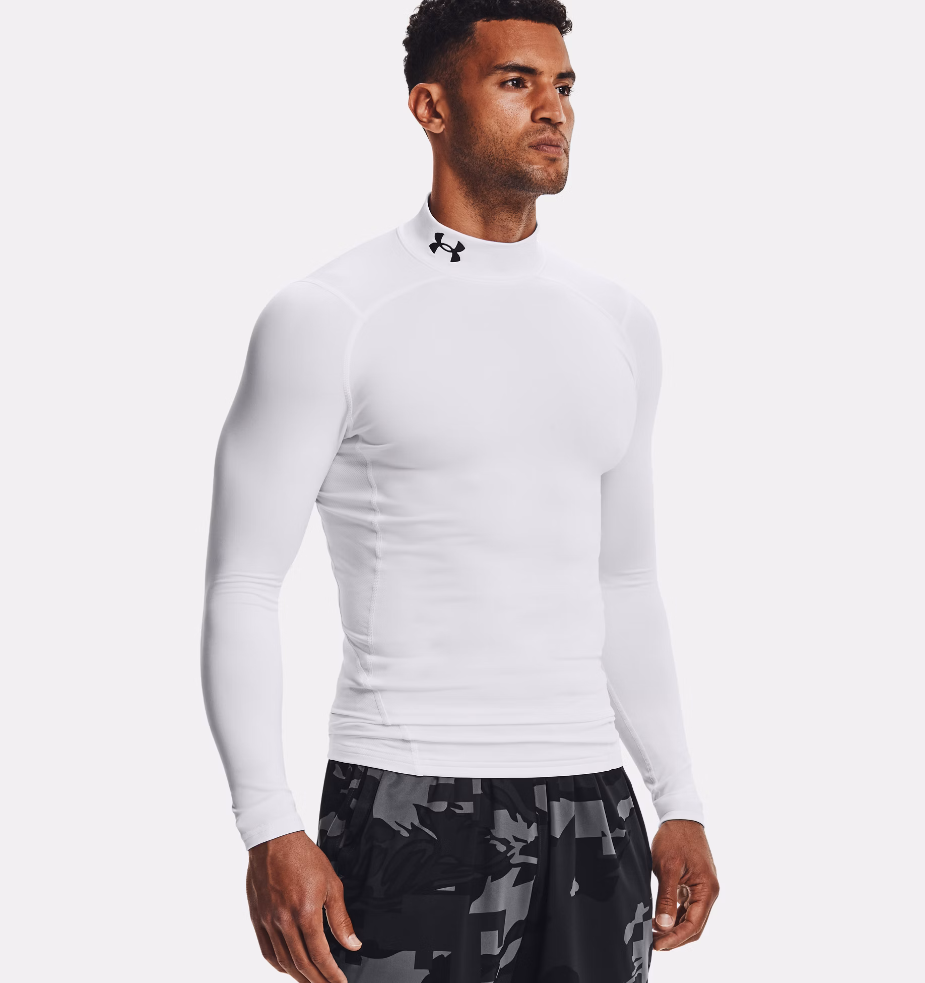 Under Armour მამაკაცის გრძელმკლავიანი მაისური UA CG Armour Comp Mock