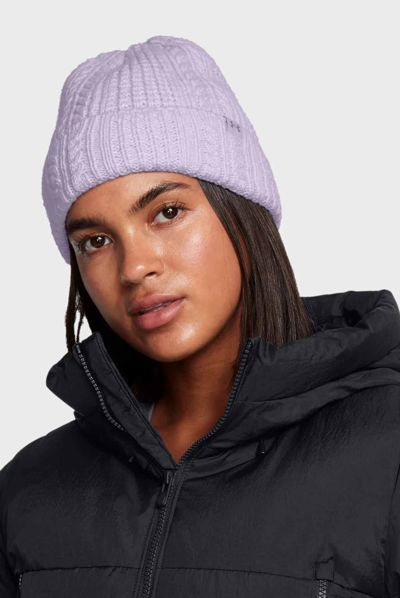 Under Armour თბილი ქუდი W Halftime Cable Knit Beanie