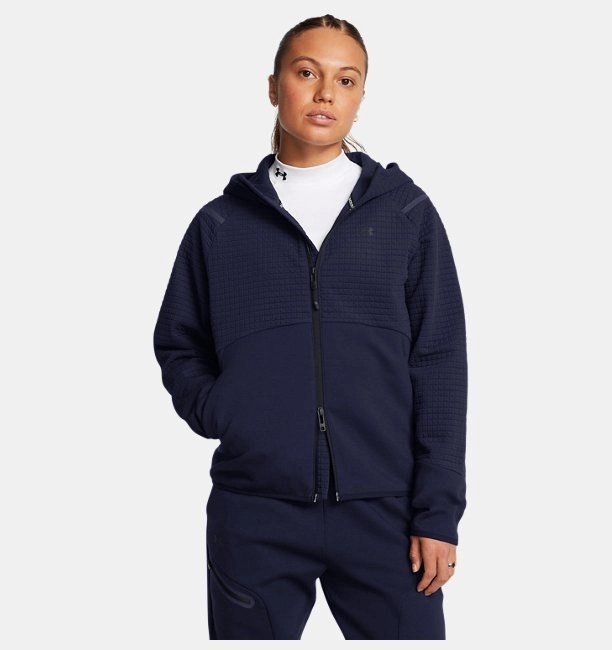 Under Armour ქალის ჟაკეტი UNSTOPPABLE FLC GRID FZ