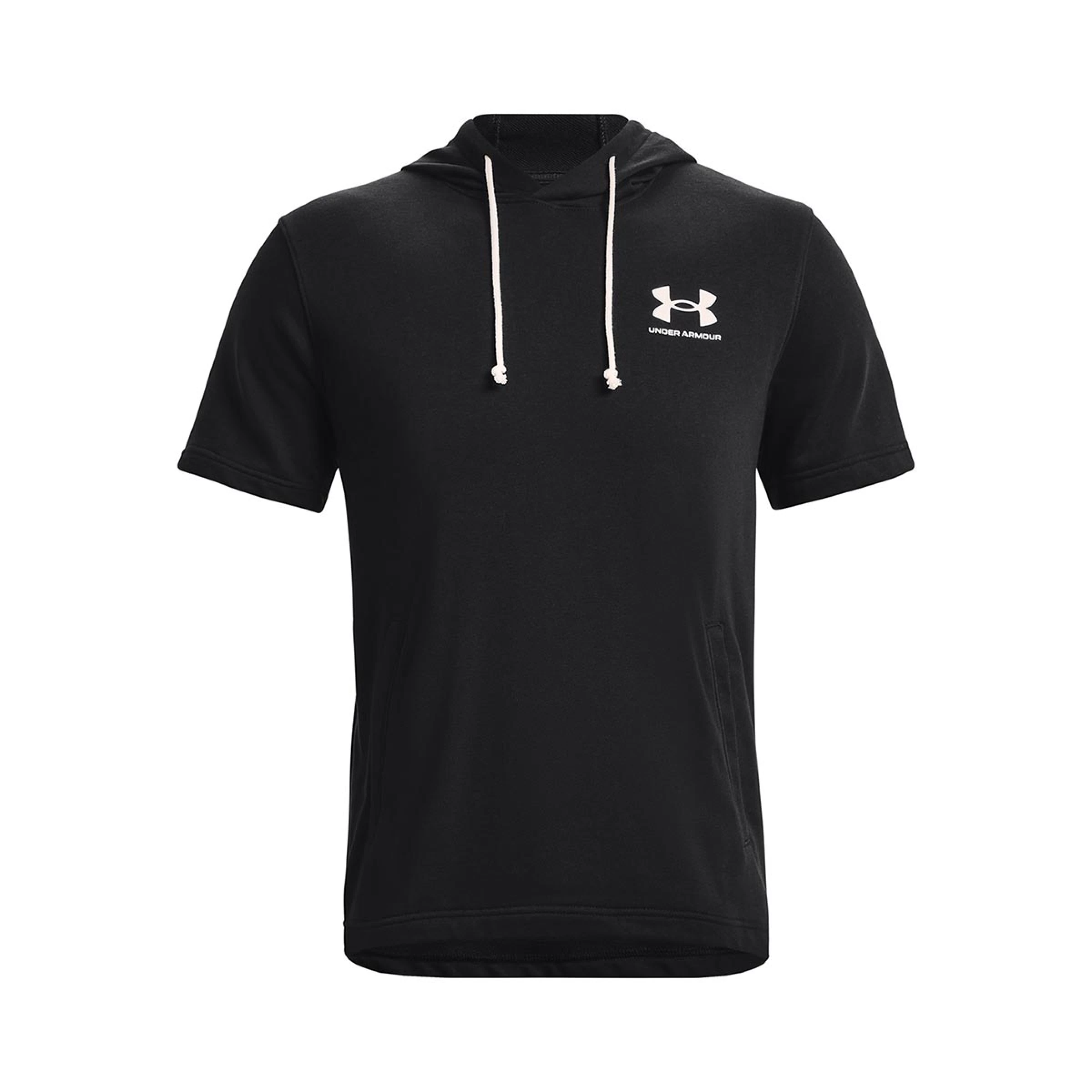 Under Armour მამაკაცის მოკლემკლავიანი მაისური UA Rival Terry LC SS HD-BLK
