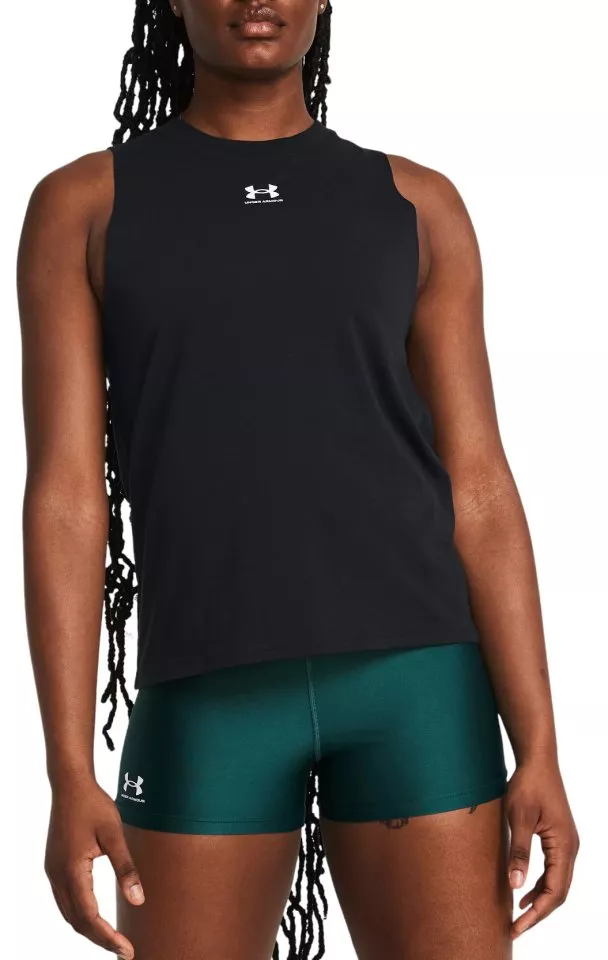 Under Armour ქალის უმკლავო მაისური UA Rival Muscle Tank-BLK