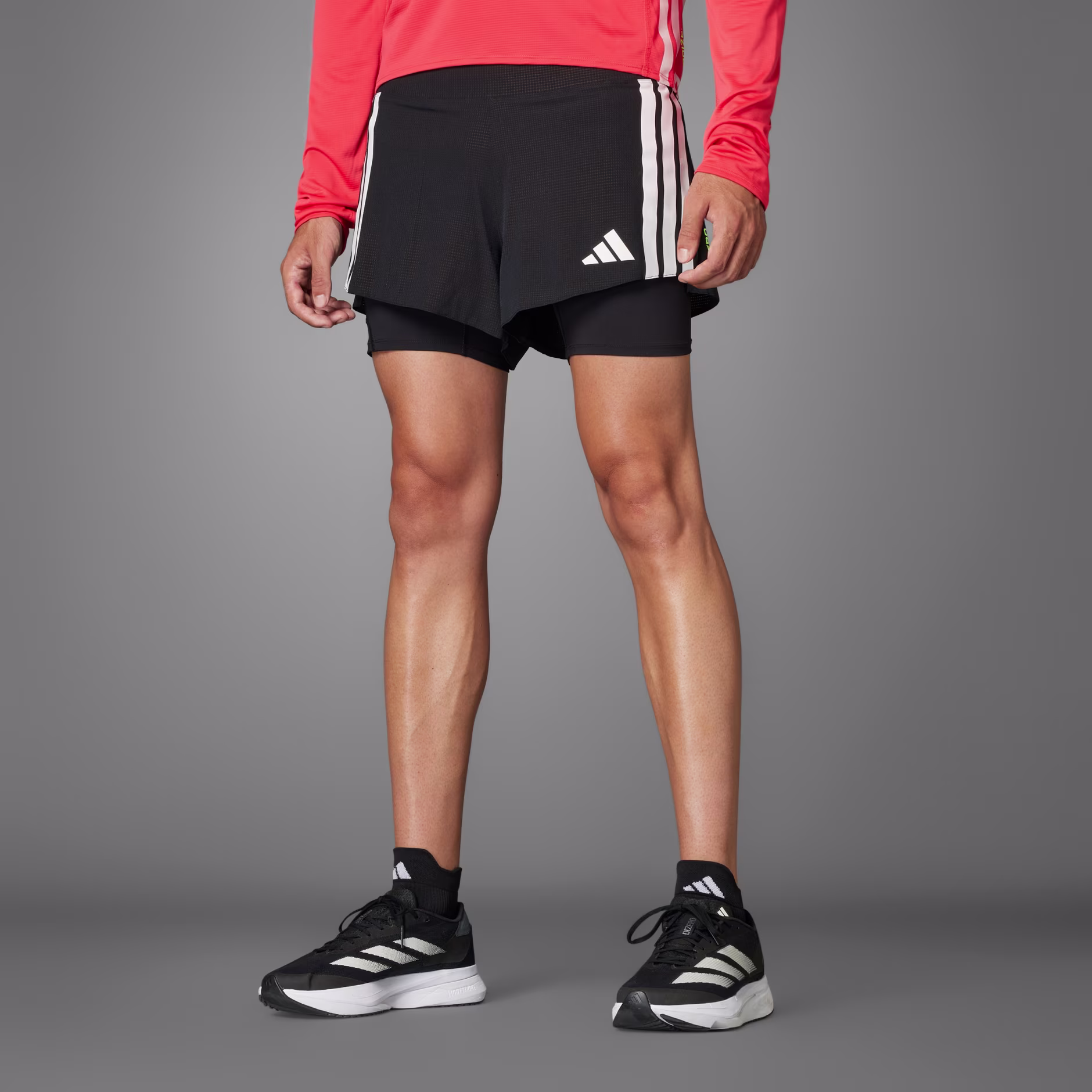 Adidas მამაკაცის შორტი ADIZERO 2i1 M