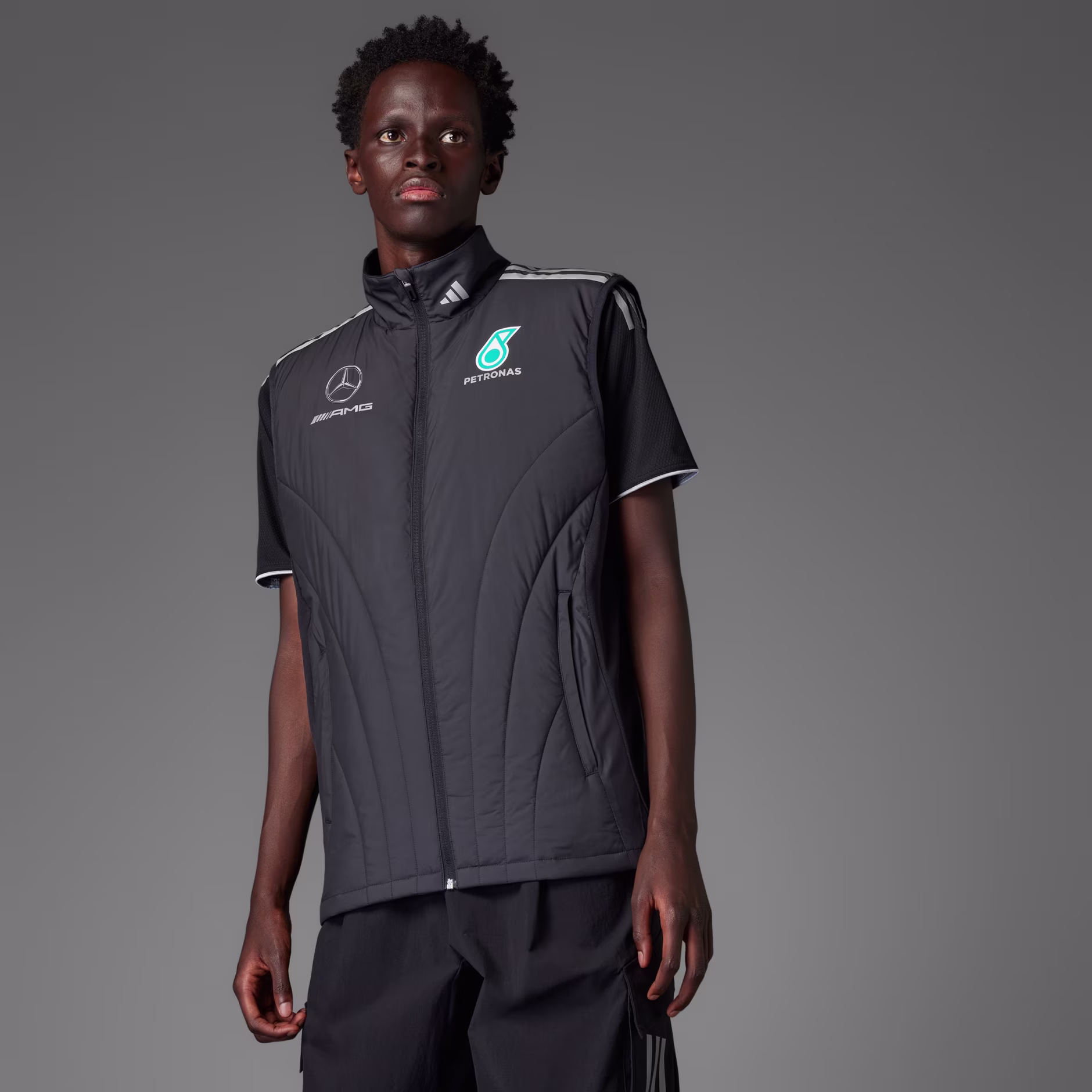 Adidas მამაკაცის ქურთუკი MER MC VEST M