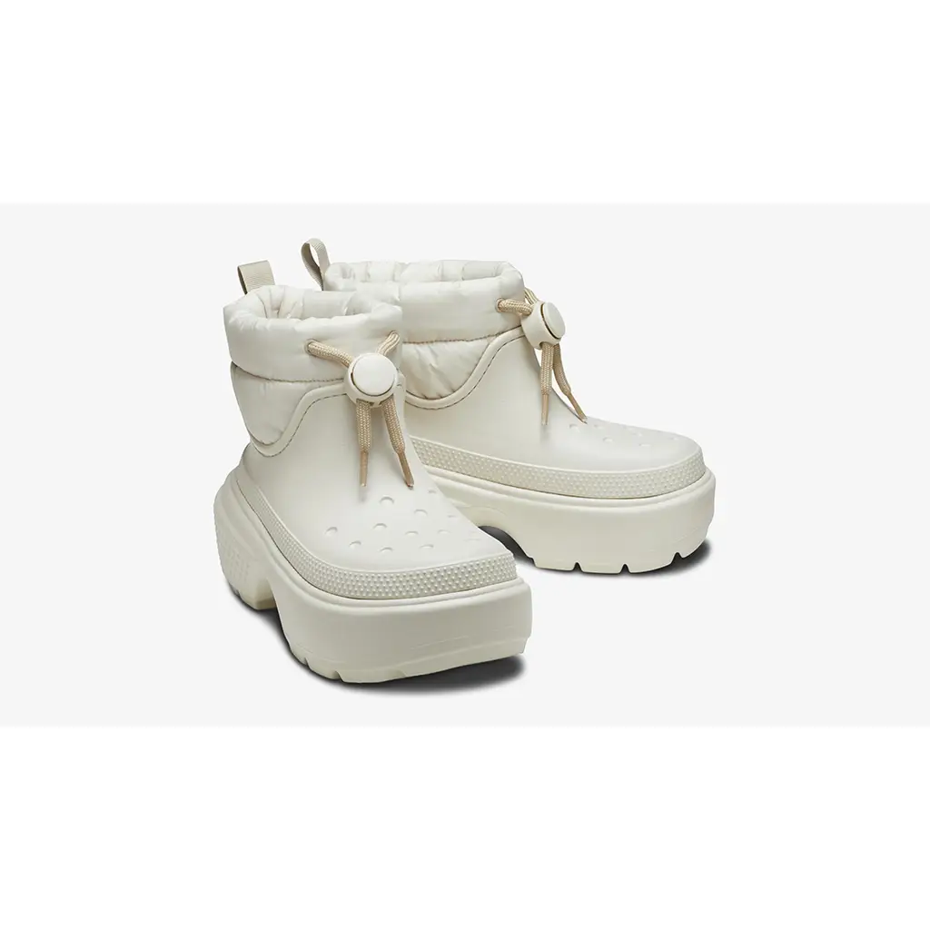 Crocs ბოტები Stomp Puff Boot Stucco